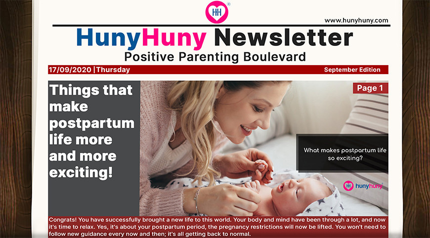 Things that make postpartum life more and more exciting! 